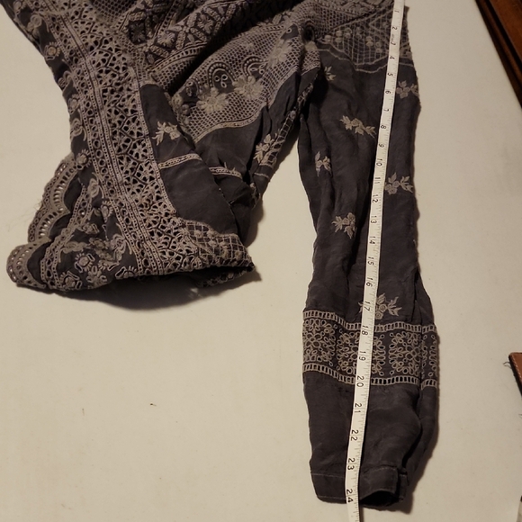 Johnny Was Gray Embroidered Tunic Dress - Picture 6 of 10